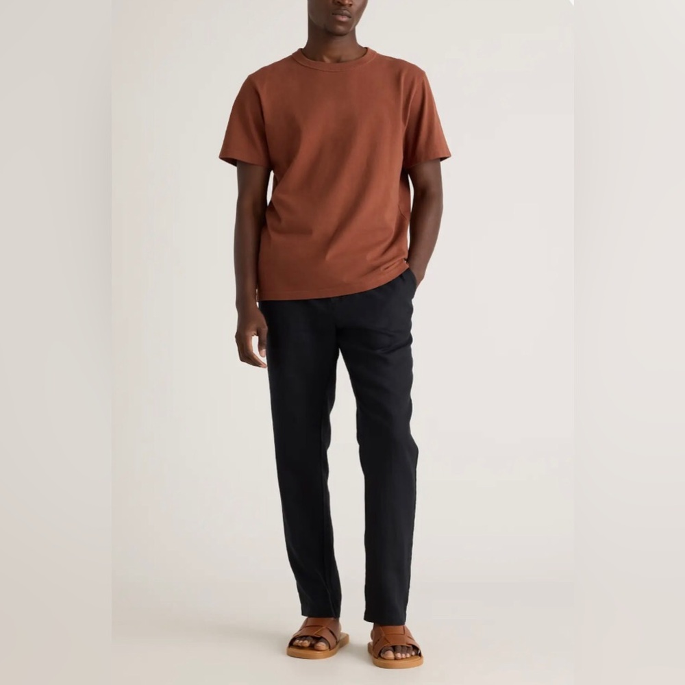 QUINCE 100% European Linen Pants Black Men’s Medium